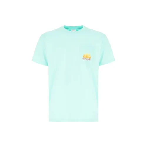 Sundek Мятно-зеленая мужская футболка T-Shirt