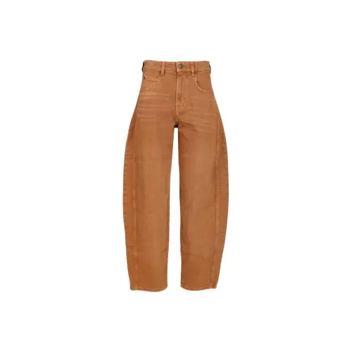 ISABEL MARANT Желтые Женские Джинсы