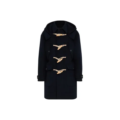 DSQUARED 2 Мужское пальто морского синего цвета