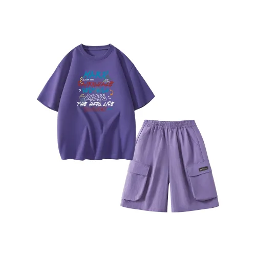 FAIRWHALE Повседневная спортивная одежда Короткий рукав Т-рубашка Детская