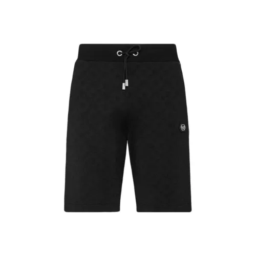 PHILIPP PLEIN Черные Мужские Повседневные Шорты