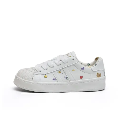 SHUMO Амортизация Устойчивый к истиранию Легкий And Дышащий Низкие Кроссовки для скейтбординга Женские Белые