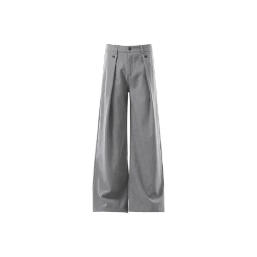 BLANKIN. Серые унисекс повседневные штаны