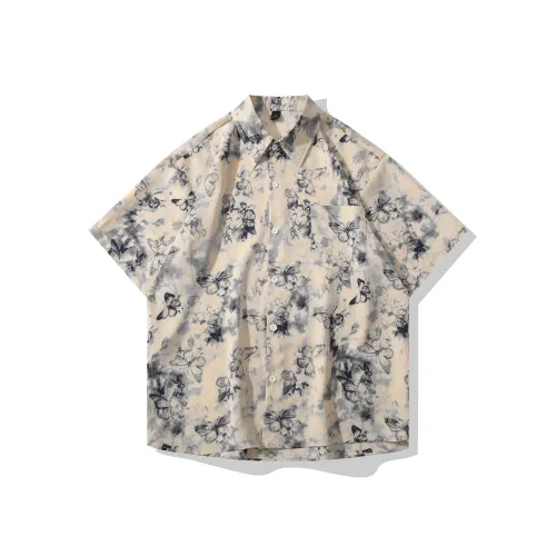 HYLHYL Хаки Унисекс Рубашки