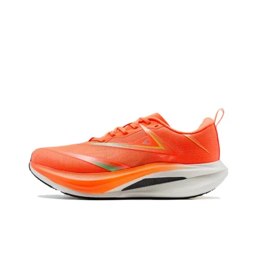 PEAK State Pole Амортизация Поддержка Низкий Топ Гоночные Беговые Кроссовки Мужские Неоново-оранжевый