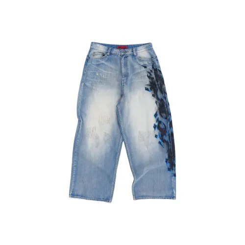 Jaded London SPIKE Airbrush XL Colossus Джинсы Мужские