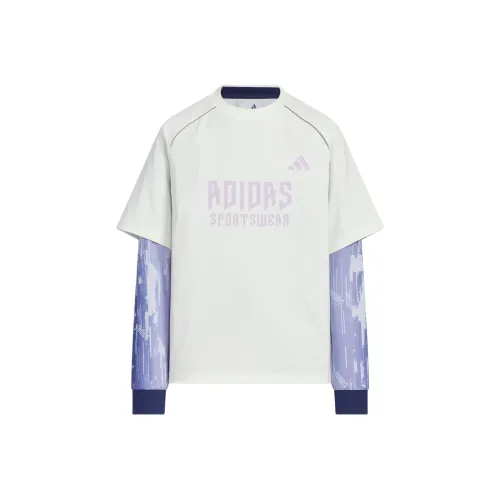 Adidas Sportswear T-Shirt SS25 2-в-1 Длинный рукав Детский