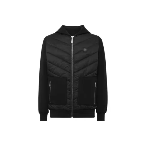 PHILIPP PLEIN Мужские черные куртки