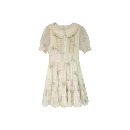 JOSR Короткий рукав Платье Женское