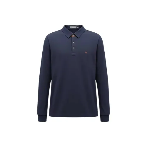 FIRS Темно-синяя мужская поло рубашка