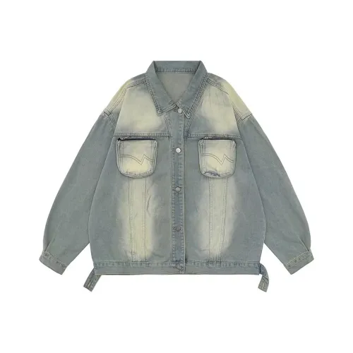 TAOKK Синий Унисекс Джинсовые куртки