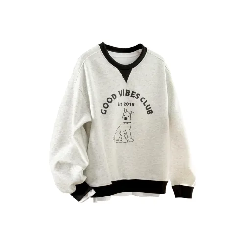 TOUCH Серый Белый Женский Свитшот