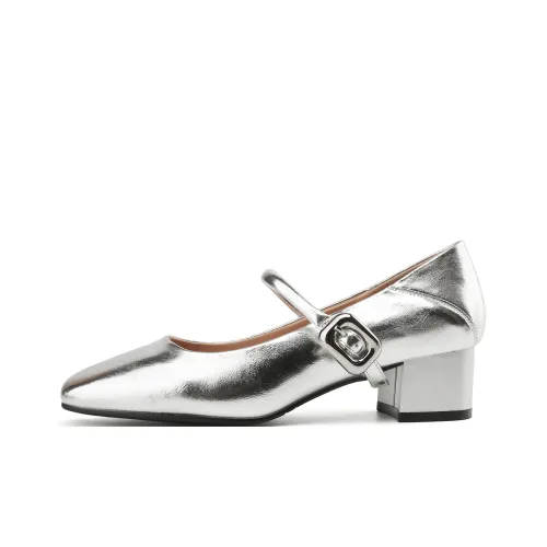 Daphne Грубый каблук Туфли Мэри Джейн Женские