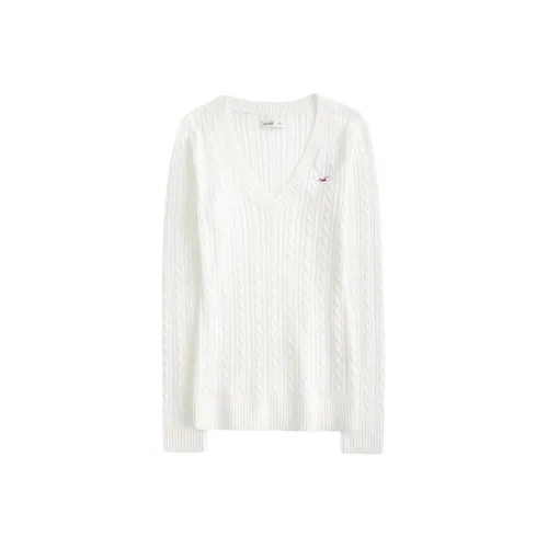 Hollister Белые Женские Свитера