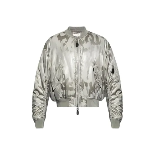 Alexander McQueen SS24 Куртки и Пальто Мужской Серебряный