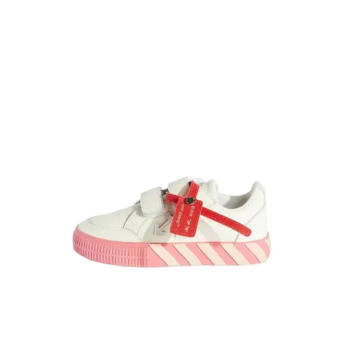 OFF Белый Vulcanized Детские Скейтбординги Низкий Топ Белый Розовый Kids