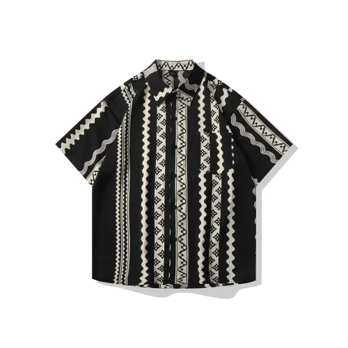 HYLHYL Черные Унисекс Рубашки