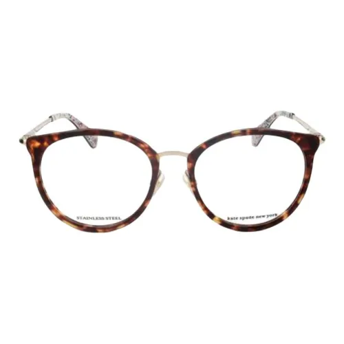 Kate Spade Нержавеющая сталь Овал Оправы для очков Унисекс Коричневый