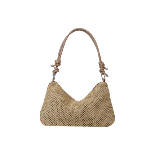 NOMK Плетеная соломенная сумка через плечо сумка на плечо обычная женская многоцветная