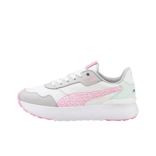 PUMA R78 Low Топ Kids Lifestyle Shoes Розовый Белый Зеленый Подростки