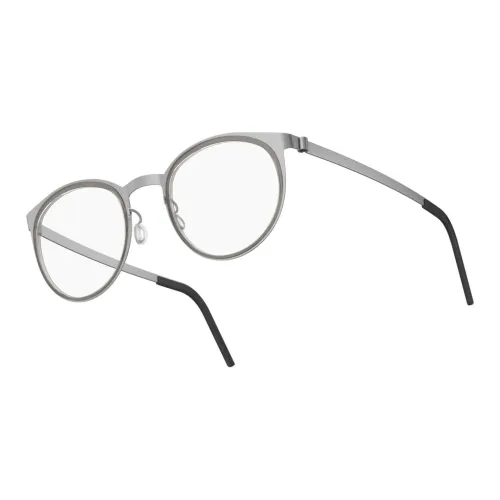 LINDBERG Чистый титан Круглые оправы для очков Унисекс Серебряный