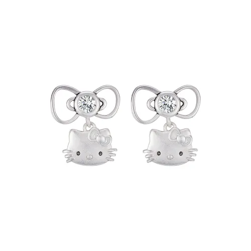 Hello Kitty x Sanrio Alloy Stud Earrings Women's