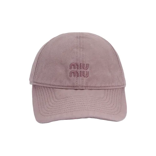 MIU MIU Хлопковые кепки Женские Розовые