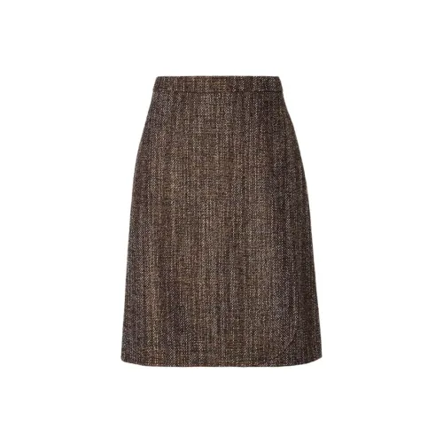 FENDI FW25 Повседневный Длинный Юбка Женские