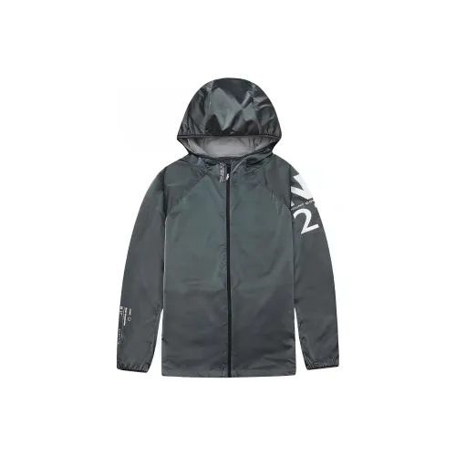 TOREAD Куртки Пальто Унисекс Серый Зеленый