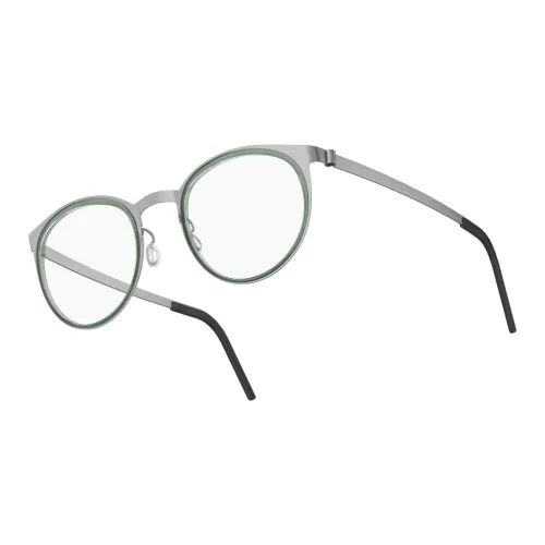 LINDBERG Круглые Оправы для Очков Унисекс Зеленые