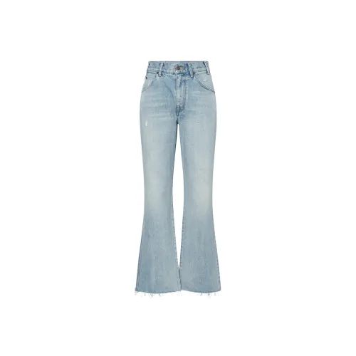 CELINE FW25 Джинсы Женские Небесно-голубой