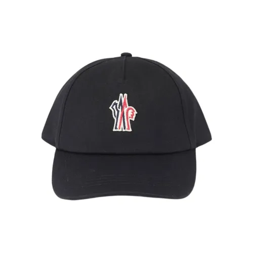 Moncler Хлопковые кепки унисекс черные