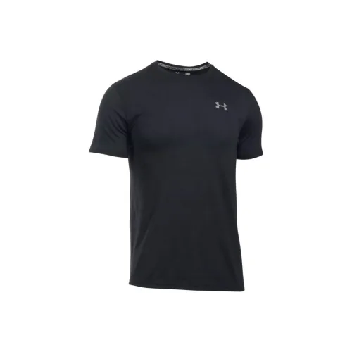 Under Armour Черный/Черный/Светоотражающий Мужской T-Рубашки