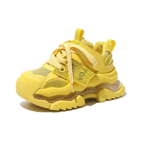 Amoy Love Low Топ Толстая подошва Кроссовки Женские