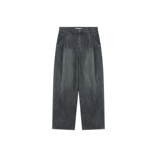 BESLOW Deep one Tuck Выцветшие Джинсы Мужские