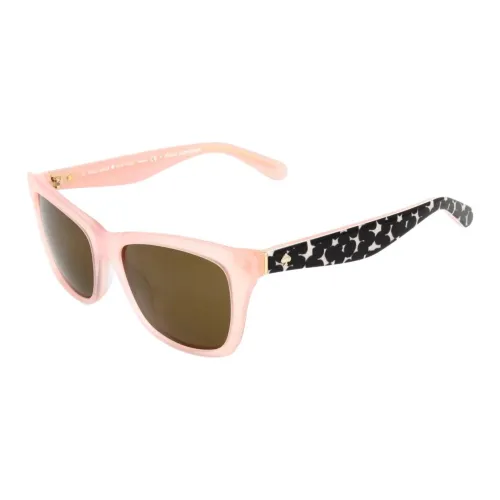 Kate Spade Ацетатные солнцезащитные очки "Кошачий глаз" женские розовые