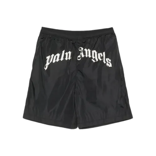 PALM ANGELS Черные Мужские Пляжные Шорты