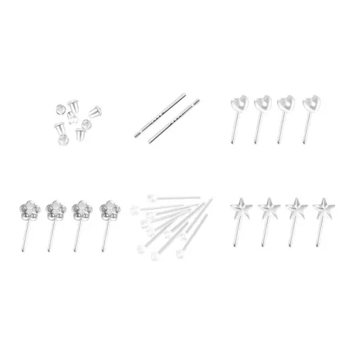 JXRX Смола Серьги-гвоздики Унисекс