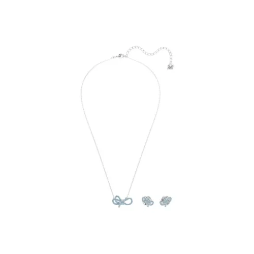 Swarovski Lifelong Bow Ожерелье с родиевым покрытием Женское Синий