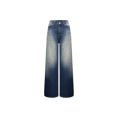 Ann Andelman Blue Women's Jeans Анн Анделман Синий Женские Джинсы