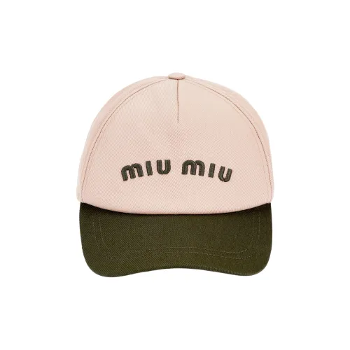 MIU MIU Хлопковые кепки Женские Розовые