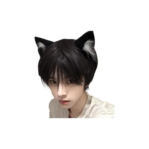 GLUNA Мужские парики для коротких волос повседневный стиль для молодежи черный UNIVERSAL COS японский стиль аниме мужской