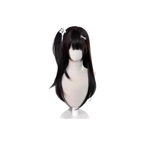 LIANXIANGKE Кукла Wig Женские High End Аниме Повседневный Лолита Длинные Прямые Волосы Полный Набор Стулек Высокая Температура Пряжа