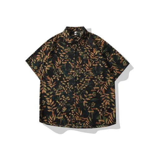 HYLHYL Черные Унисекс Рубашки