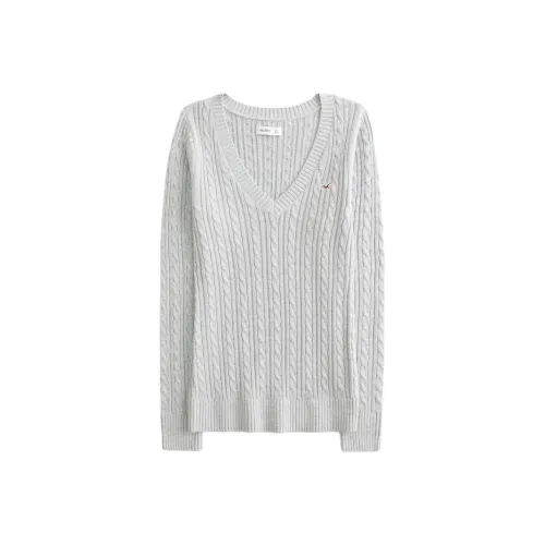 Hollister Серые Женские Свитера
