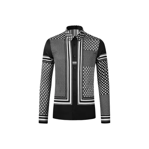 DKRVT Черный [Упаковка Включена] Мужские Рубашки