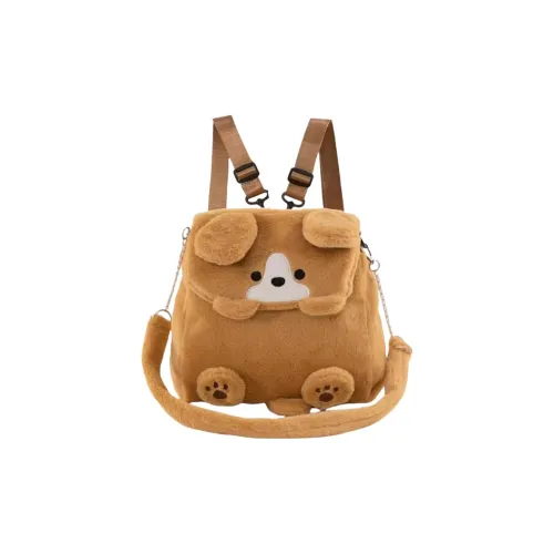 PULEWEI Плюшевый рюкзак стандартный женский многоцветный