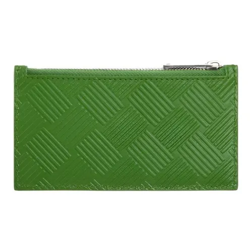 Bottega Veneta Bottega Veneta Luggage Collection Кожа Держатель для карт Мужской Зеленый