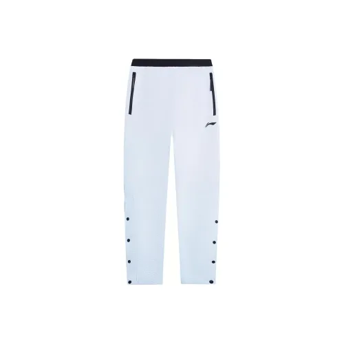 LINING Sports Basketball Collection Стандартные Белые Мужские Вязаные Тренировочные Штаны