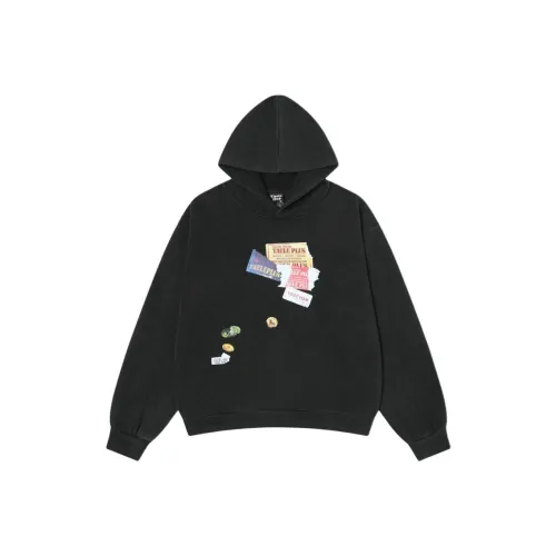 HIPHOPPUNKS Черные Мужские Свитшоты